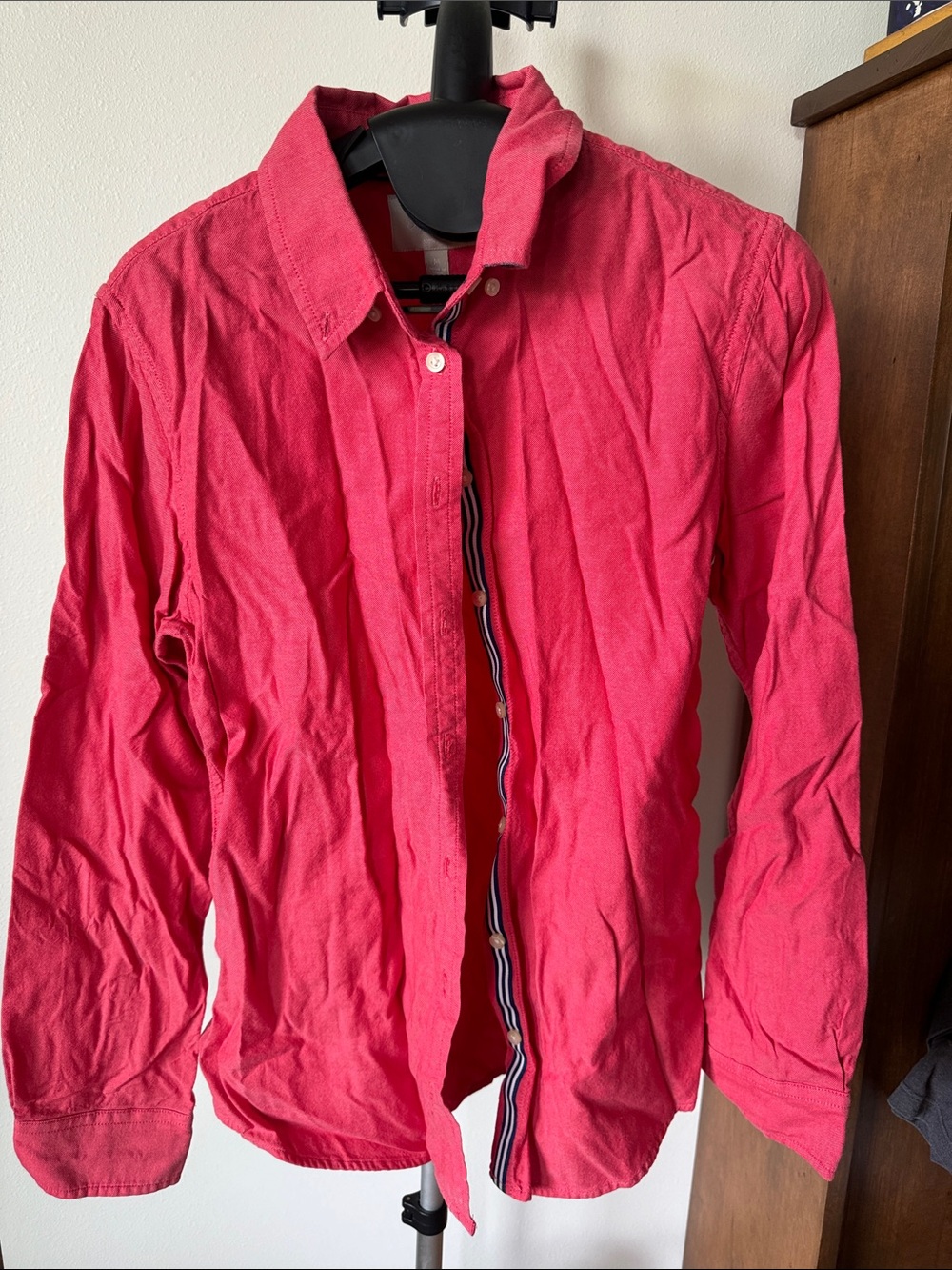 Banana Republic Red Button-Down Shirt